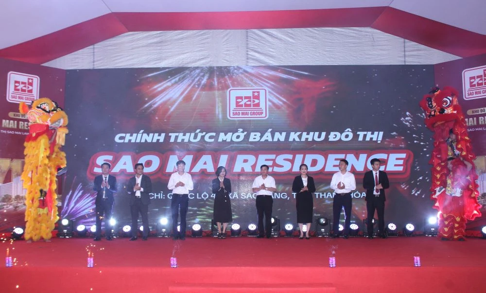 Nghi thức mở bán Sao Mai Residence